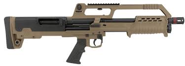 HATSAN Escort BullTac 12 Ga Pump Shotgun – 5+1 18″ FDE