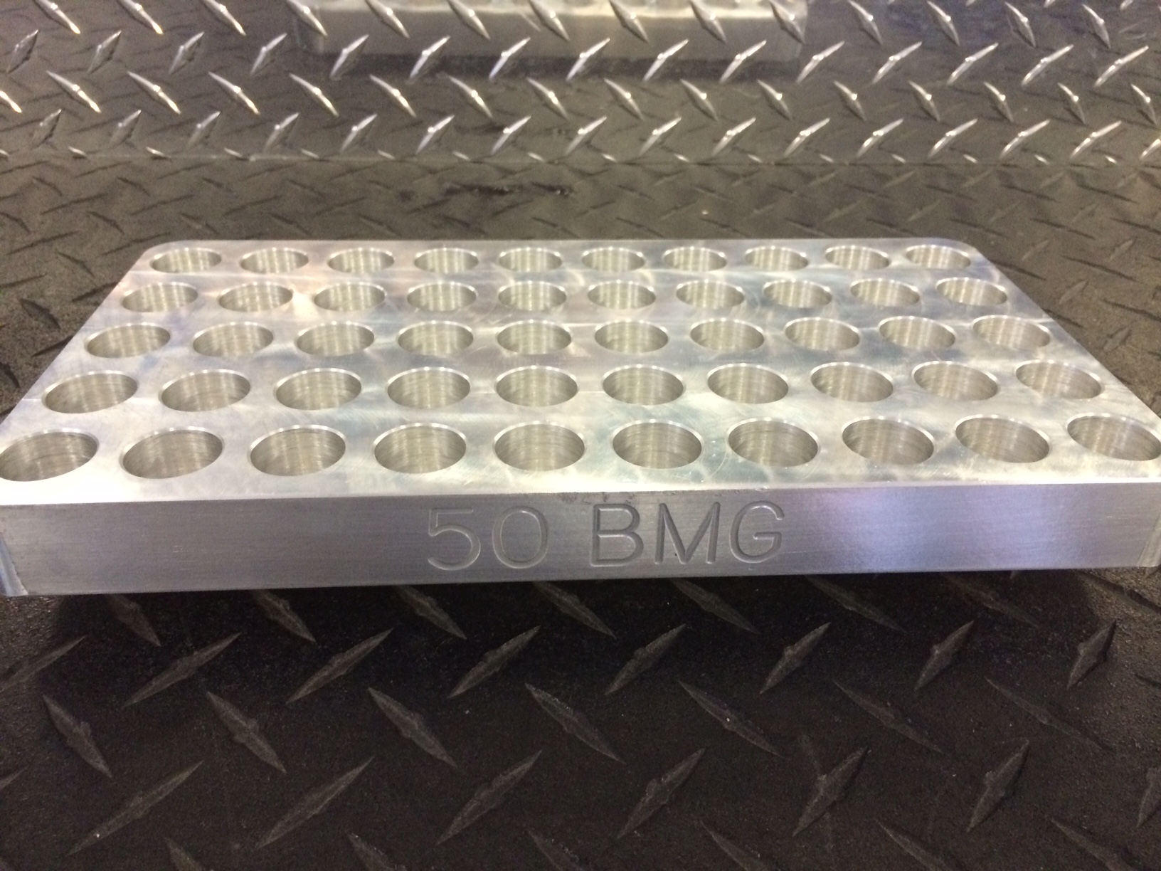 50 BMG Reloading block CNC Machined Aluminum 
