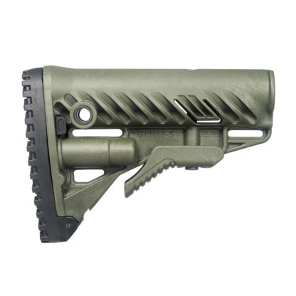 FAB Defense GLR-16 Polymer AR15 Butt-Stock W/O Cheek Riser ODG
